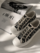 Кеды в стиле Dior Oblique Embroidered Walk'n'Dior Женские No brend Бежево-черный 39 (25 см) Код: b6105 beige-black