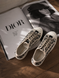 Кеды в стиле Dior Oblique Embroidered Walk'n'Dior Женские No brend Бежево-черный 39 (25 см) Код: b6105 beige-black