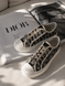 Кеды в стиле Dior Oblique Embroidered Walk'n'Dior Женские No brend Бежево-черный 39 (25 см) Код: b6105 beige-black
