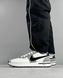 Кросівки Nike Cortez White Black Grey чоловічі No brend Білий, Сірий, Чорний (A2735-5 wh-black (45 (29 см))