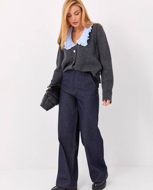 Женский кардиган QU STYLE Антрацит (TH241105 grey (Универсальный (SML))