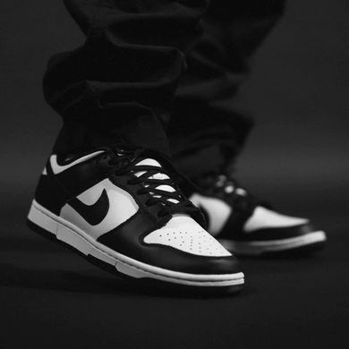 Кросівки Nike SB Dunk Low Pro Retro No brand Чоловічі Біло-чорний 44 (28,5 см) (G5611-4 white-black)