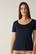 Женская хлопковая футболка Intimissimi Темно синий (cmd12g d-blue (M))