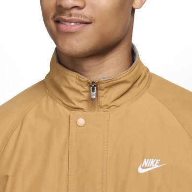 Мужская куртка Nike Club Futura Jacket Горчичный S Код: FZ0656-224 Flax / White