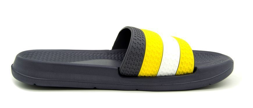Шлепанцы для мужчин Plaazzo Черный с желтым (3100-2 black-yell (45 (29 см))