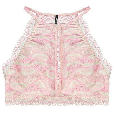 Кружевной топ бралетт женский Tezenis Розовый (1rt1207 pink (S))