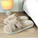 Кімнатні тапочки Тедді жіночі Jomix Home Бежевий (md102 beige (41 (27 см))