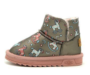 Уги для дівчинки BBT KIDS Сіро-рожевий (T7012 grey-pink (26 (15,5 см))