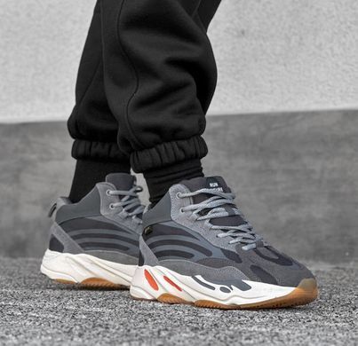 Зимові Кросівки&nbsp;Adidas Yeezy Boost 700 V чоловічі No brand Сірий (2695-5 ch grey 41 (26,5 см))