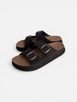 Шльопанці з ремінцями Sepra Чоловічі Чорний 43 (27 см) (ME6005 black)
