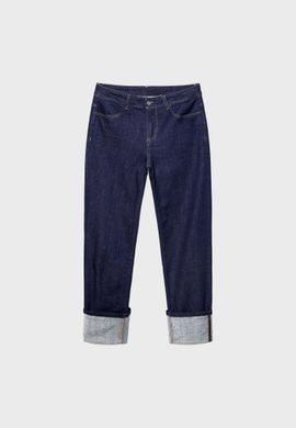 Джинсы/брюки с брюками женские Calzedonia Темно-синий (modp0624 d-blue (SM (36-38))