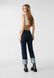 Джинсы/брюки с брюками женские Calzedonia Темно-синий (modp0624 d-blue (SM (36-38))