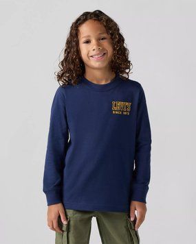 Лонгслів Levis з довгим рукавом High Peaks для хлопчиків Синій (421 pvu blue K (104 (4A))